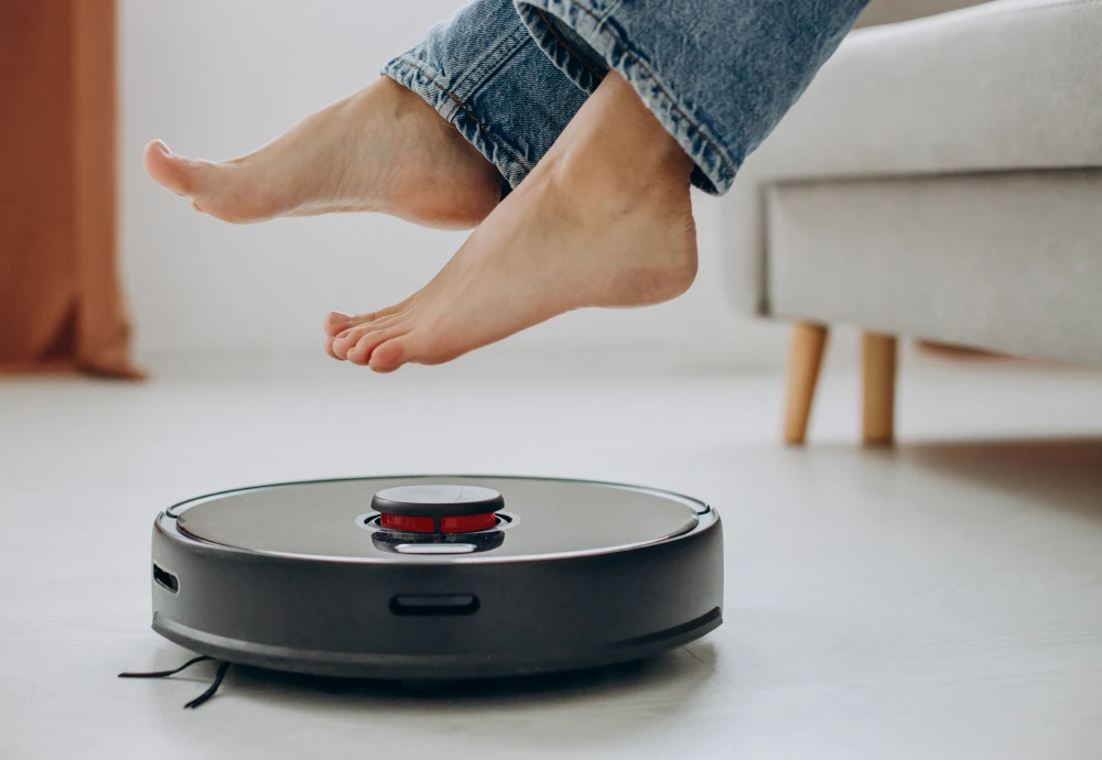 self cleaning mop and vacuum robot